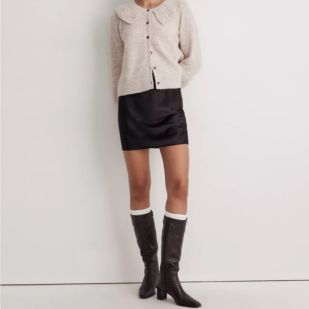 Madewell Pointelle-Collar Cardigan Sweater - Picture 4 of 9